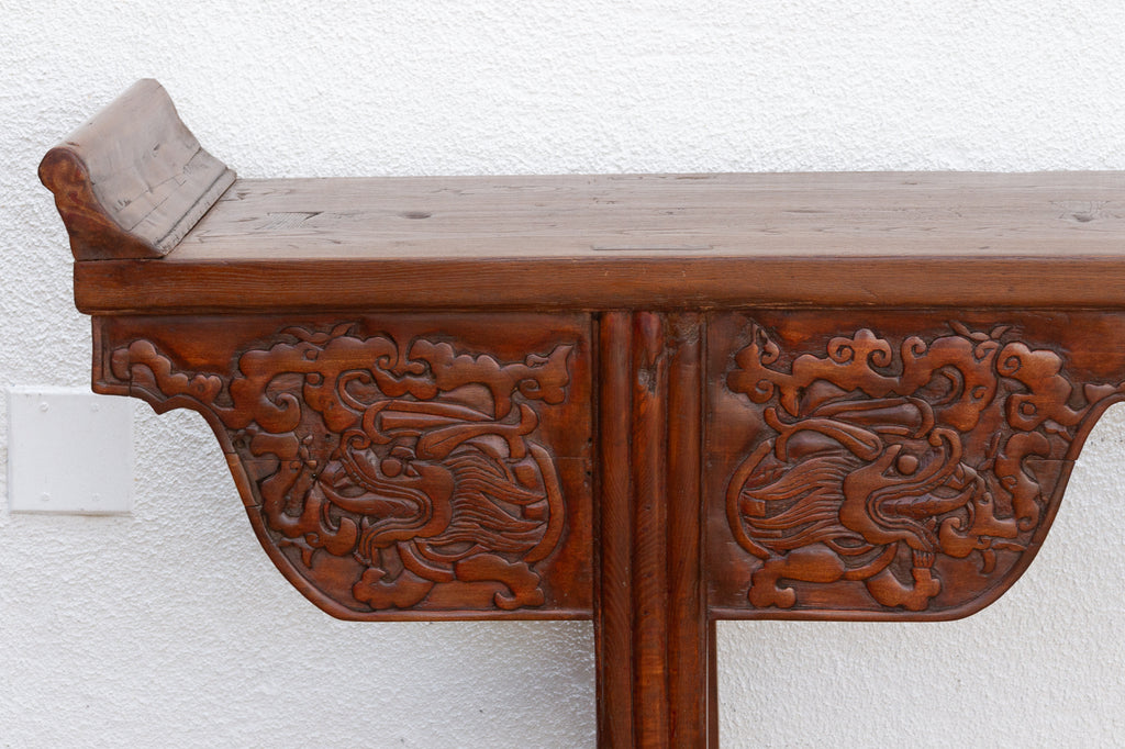Grand Antique Chinese Carved Altar Table (Trade)