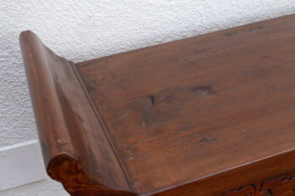 Grand Antique Chinese Carved Altar Table