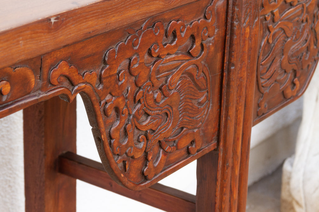 Grand Antique Chinese Carved Altar Table (Trade)
