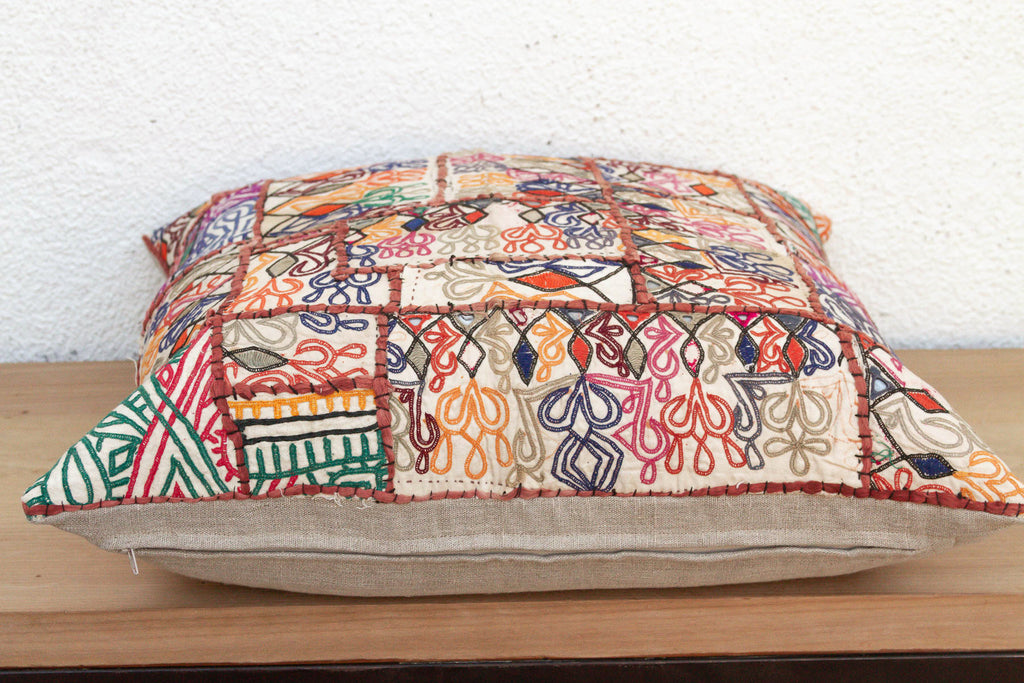 Large Bohemian Jaisalmer Antique Pillow