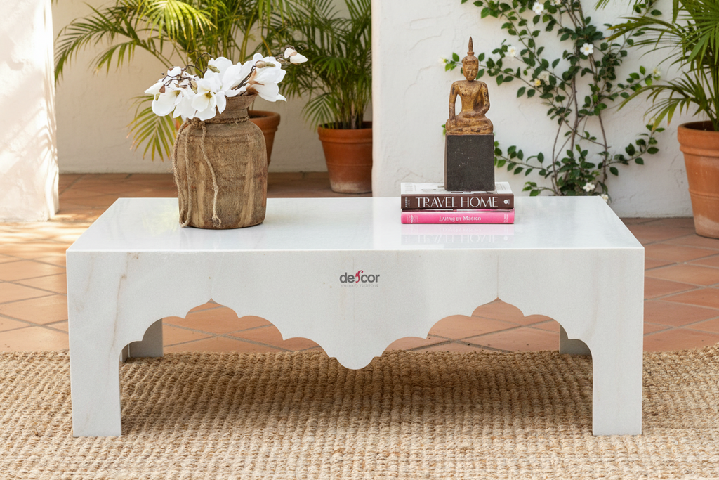 Elegant Taj Marble Coffee Table (Trade)