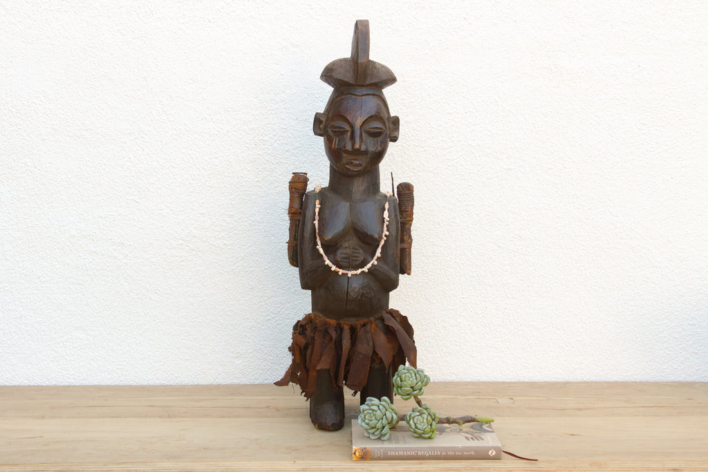 Rare Luba African Janus Power Figure (Trade)