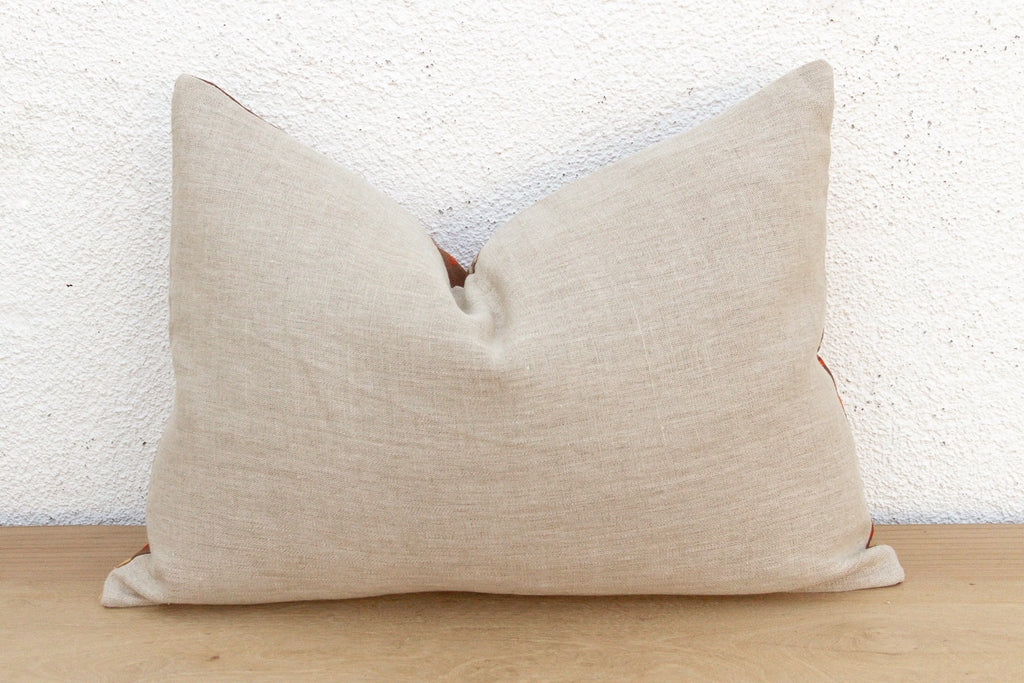 Horshiapur Bloom, Antique Phulkari Lumbar Pillow Cover