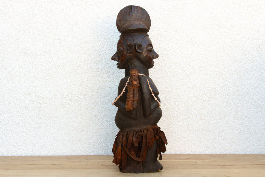 Rare Luba African Janus Power Figure (Trade)