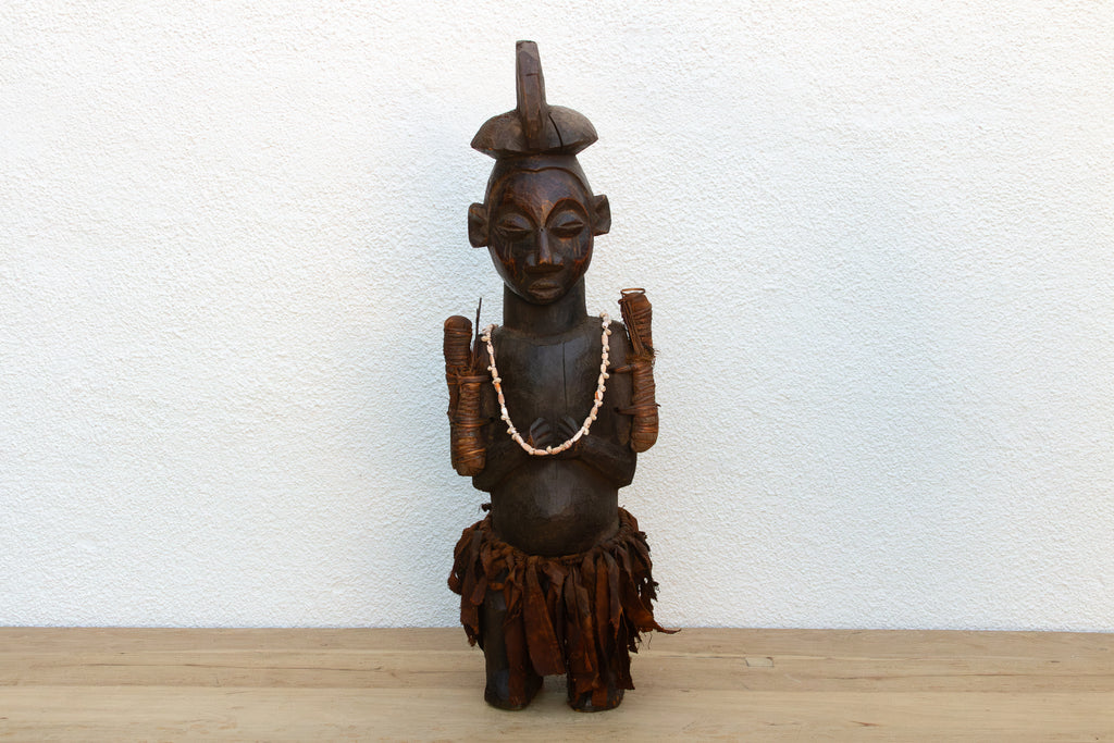 Rare Luba African Janus Power Figure (Trade)