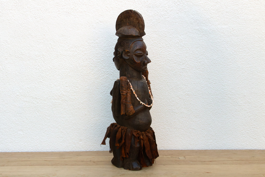 Rare Luba African Janus Power Figure (Trade)