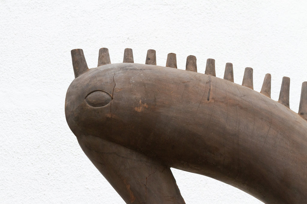 Antique Monumental African Bird from the Senufo Tribe