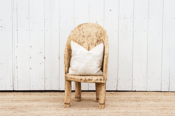 Tribal Bleached Wood Naga Chair