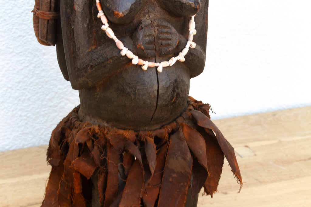 Rare Luba African Janus Power Figure (Trade)