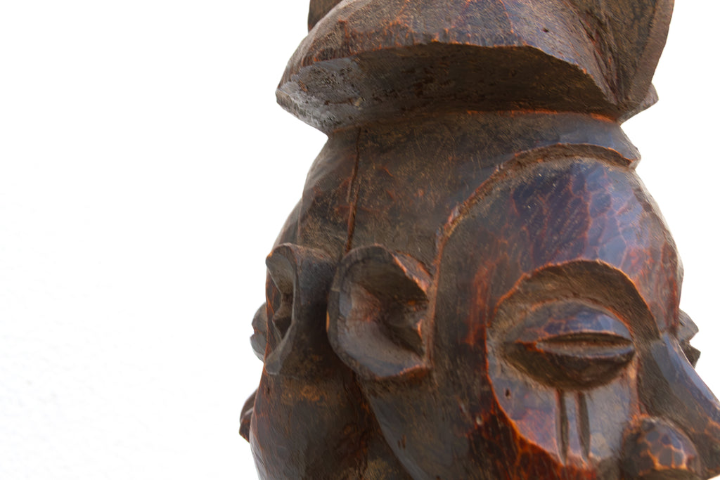 Rare Luba African Janus Power Figure (Trade)