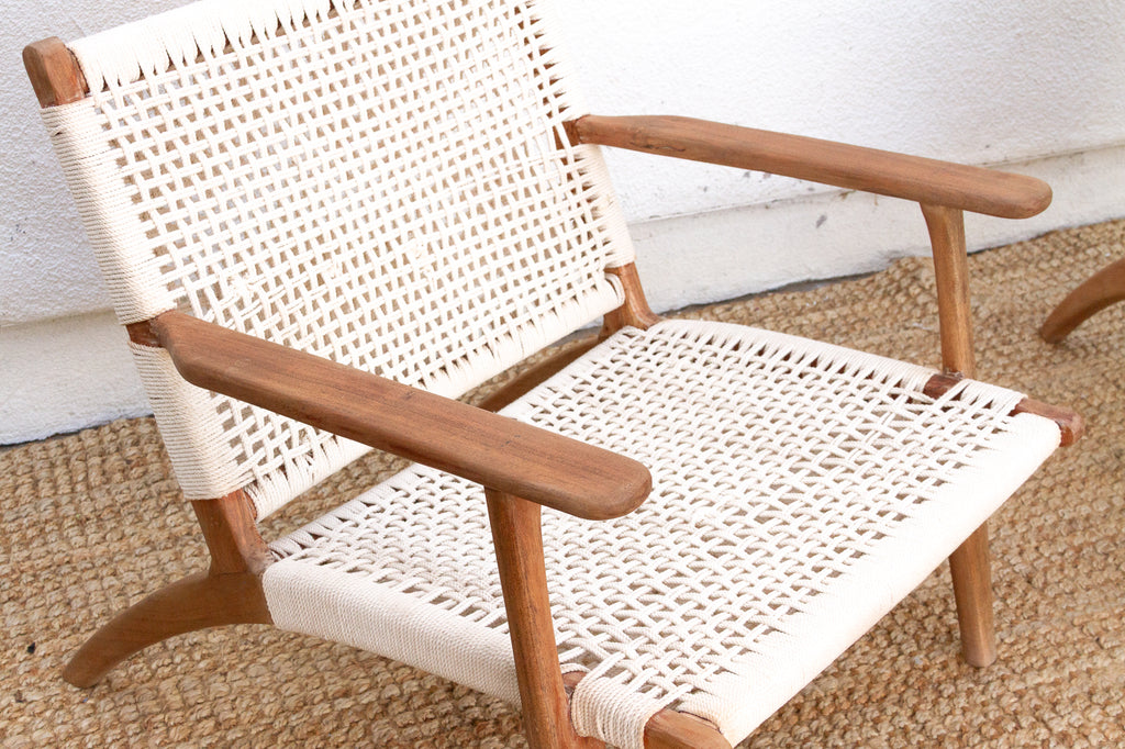 Pair of Mid-Century Style Lounge Chairs