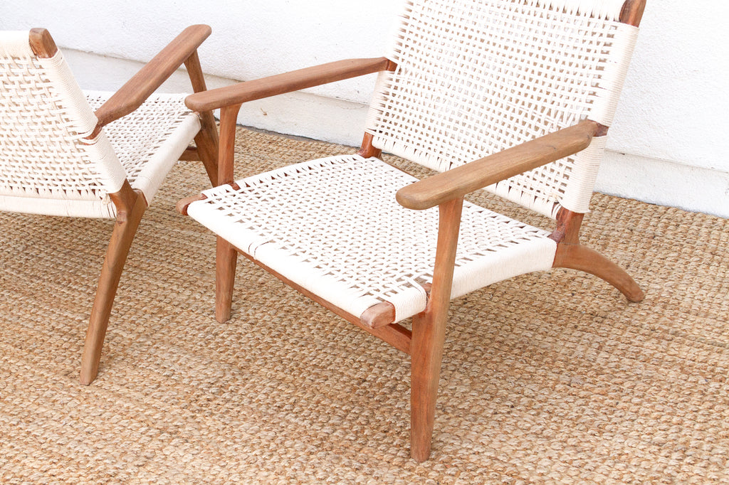 Pair of Mid-Century Style Lounge Chairs