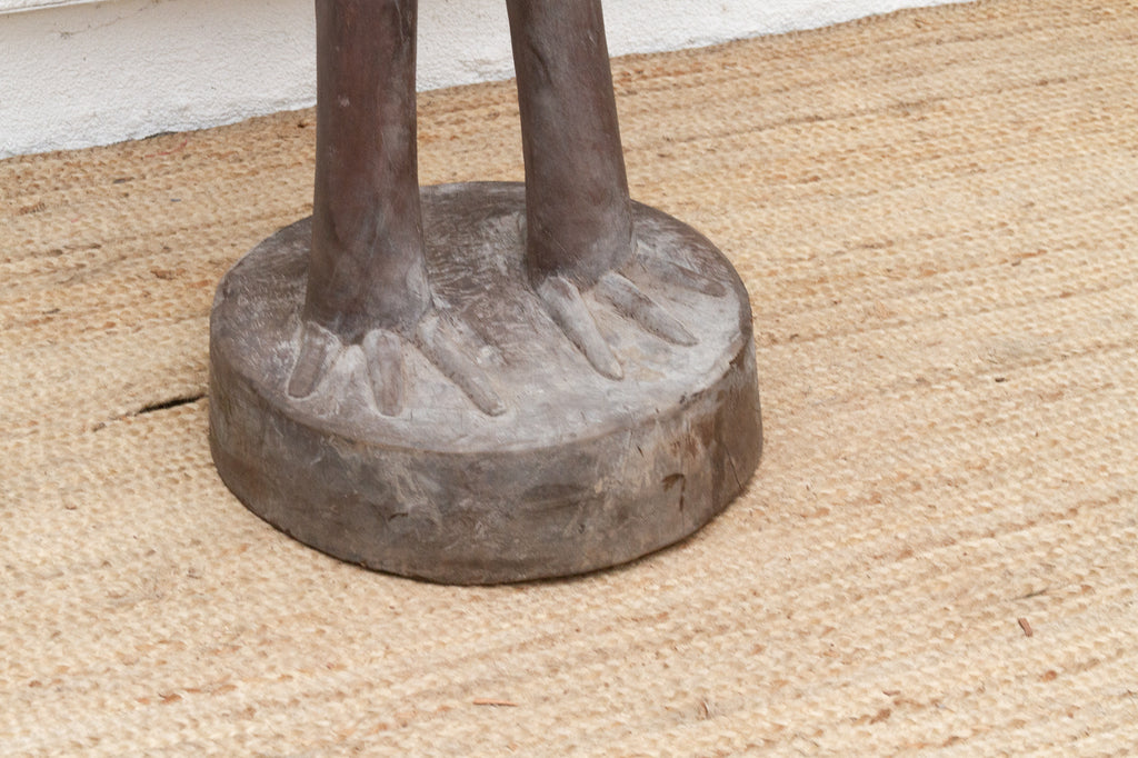 Ancient Savannah African Weathered Bird Statue