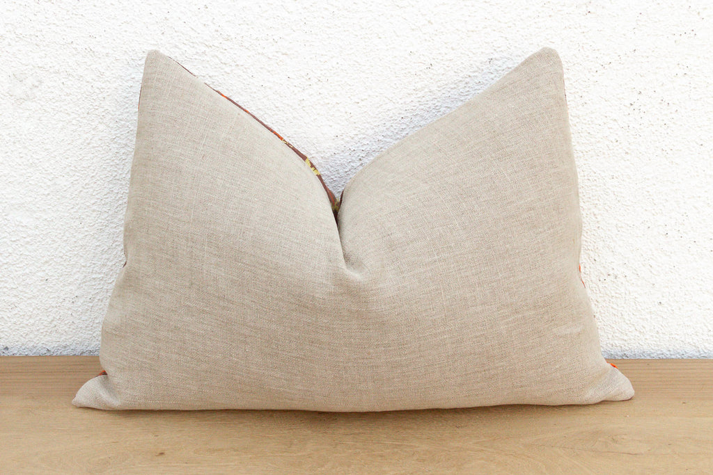 Jalandhar Jewel, Antique Phulkari Lumbar Pillow Cover
