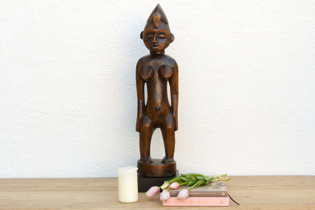 20th Century African Senufo Standing Figure on Stand (Trade)