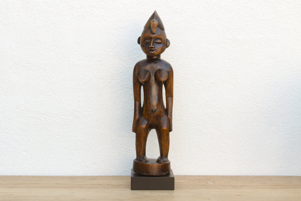 20th Century African Senufo Standing Figure on Stand (Trade)