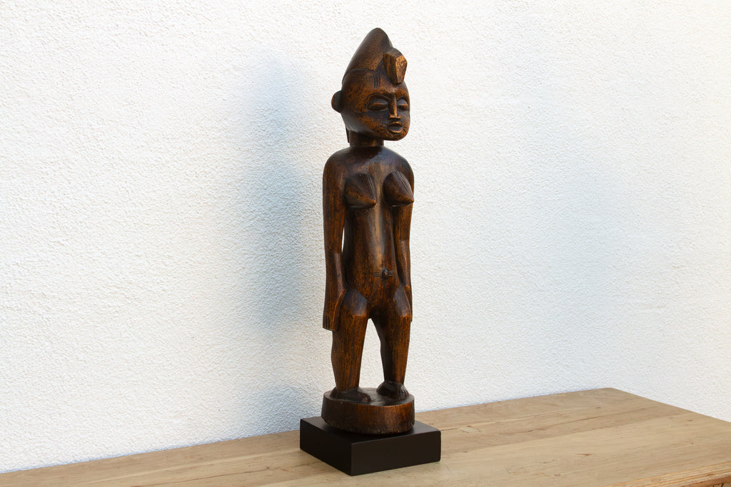 20th Century African Senufo Standing Figure on Stand (Trade)