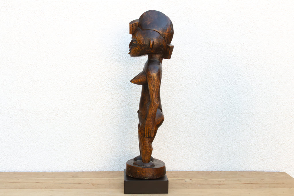 20th Century African Senufo Standing Figure on Stand (Trade)