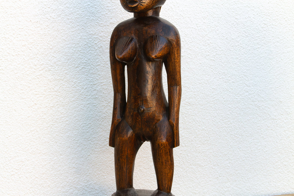 20th Century African Senufo Standing Figure on Stand (Trade)