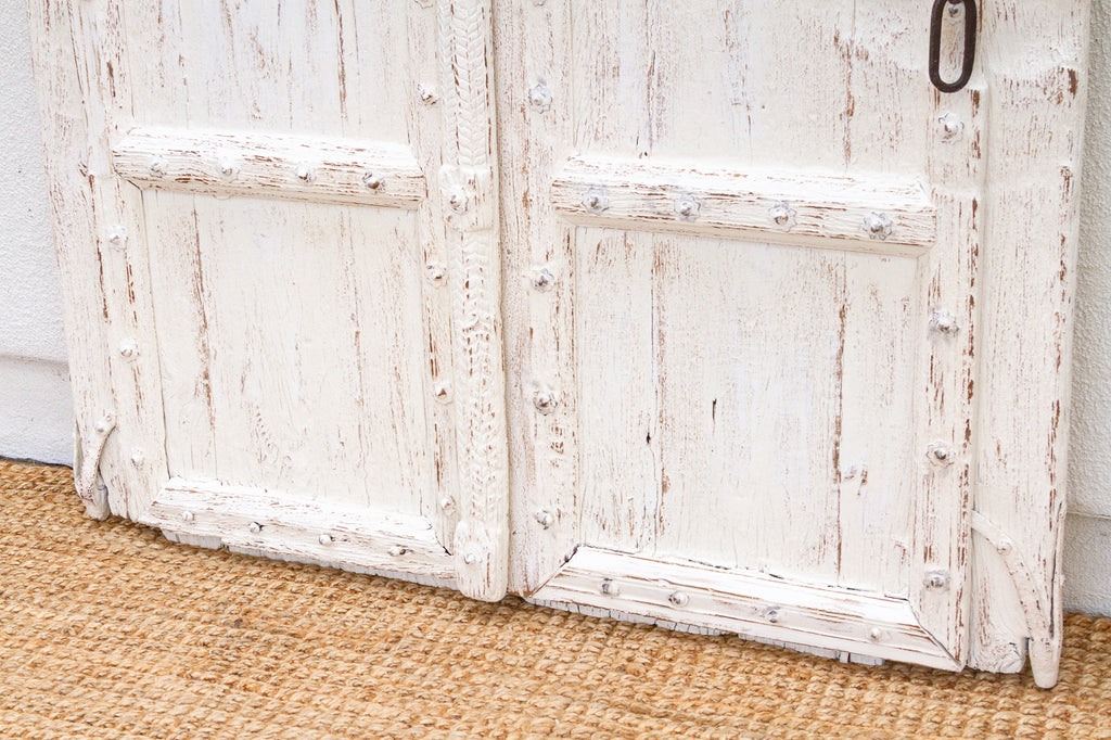 Early 1800's Palace Gates, Antique Indian Arched Doors