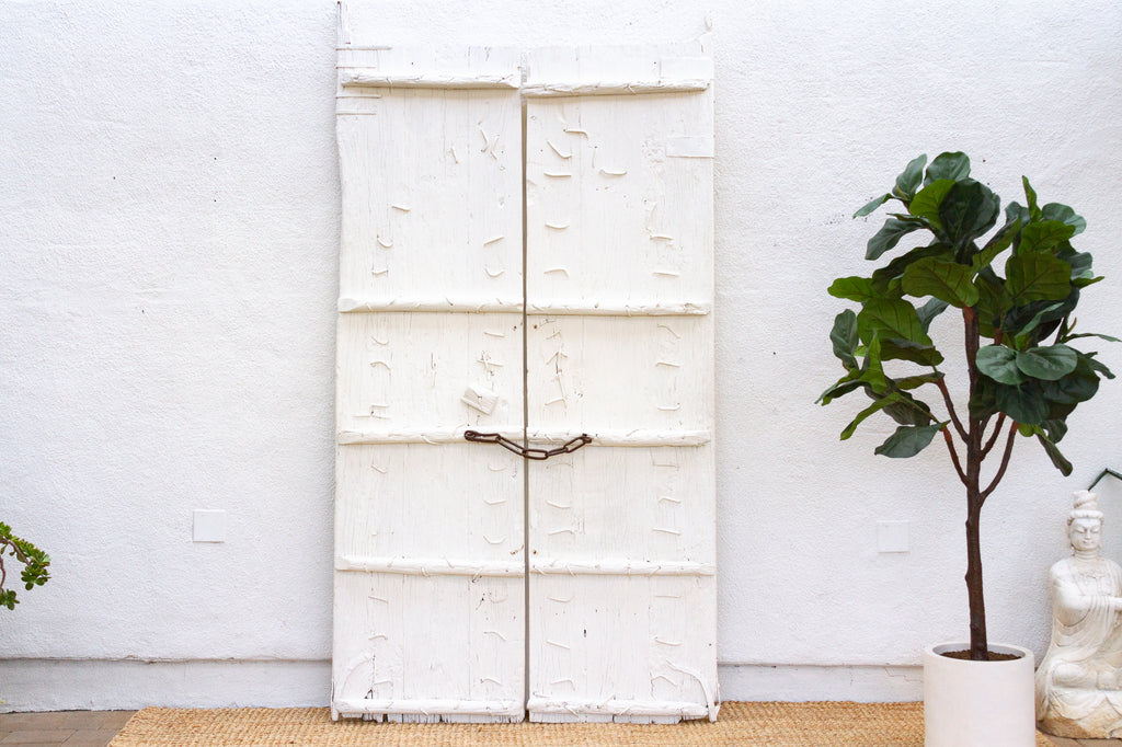 Early 1800's Palace Gates, Antique Indian Arched Doors