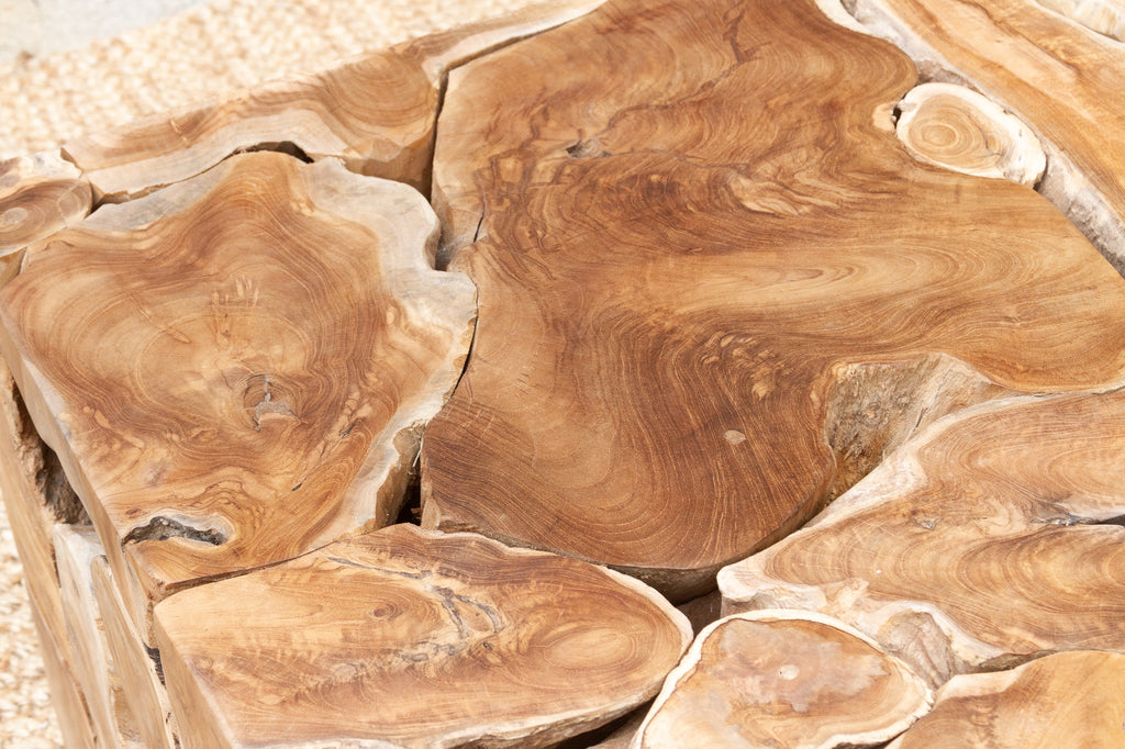 Robust Teak Mosaic Coffee Table