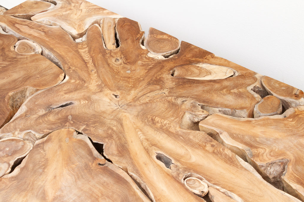 Robust Teak Mosaic Coffee Table