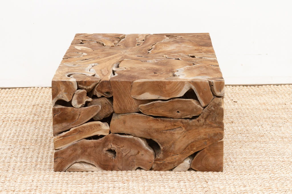 Robust Teak Mosaic Coffee Table