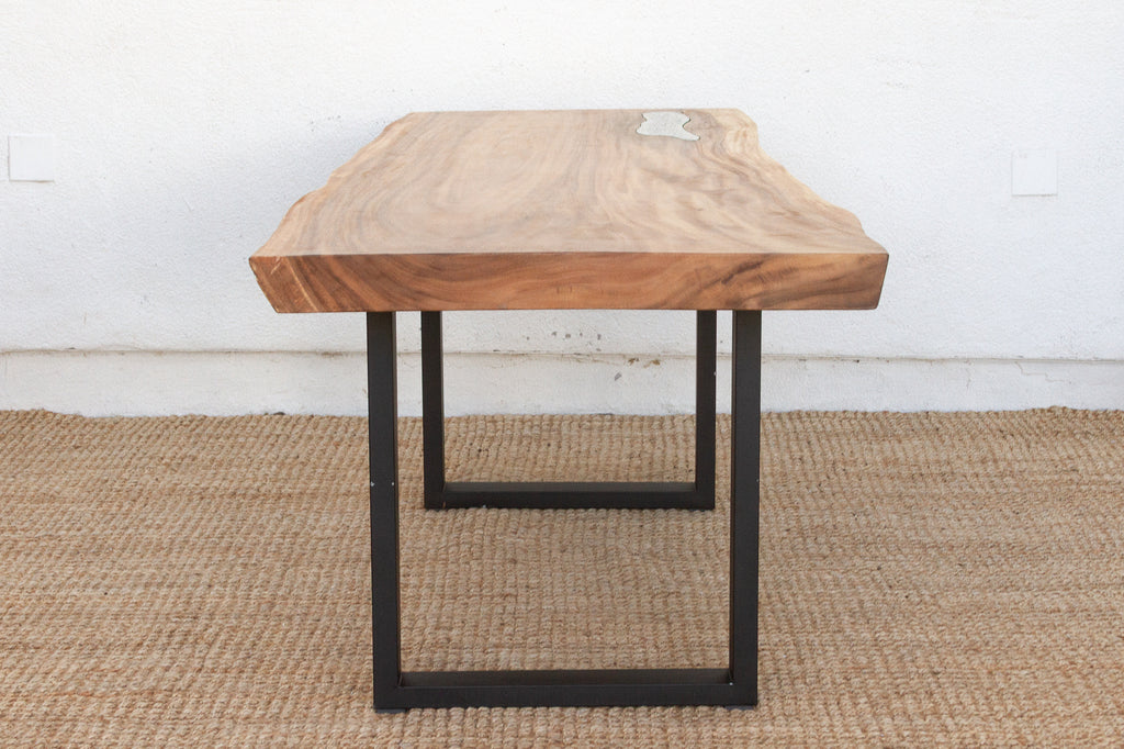 Live Edge Thick Top Dining Table