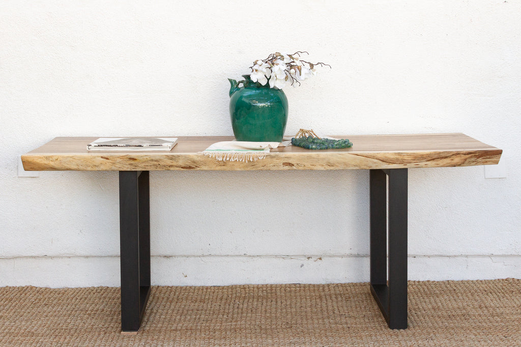 Industrial Organic Slab Dining Table