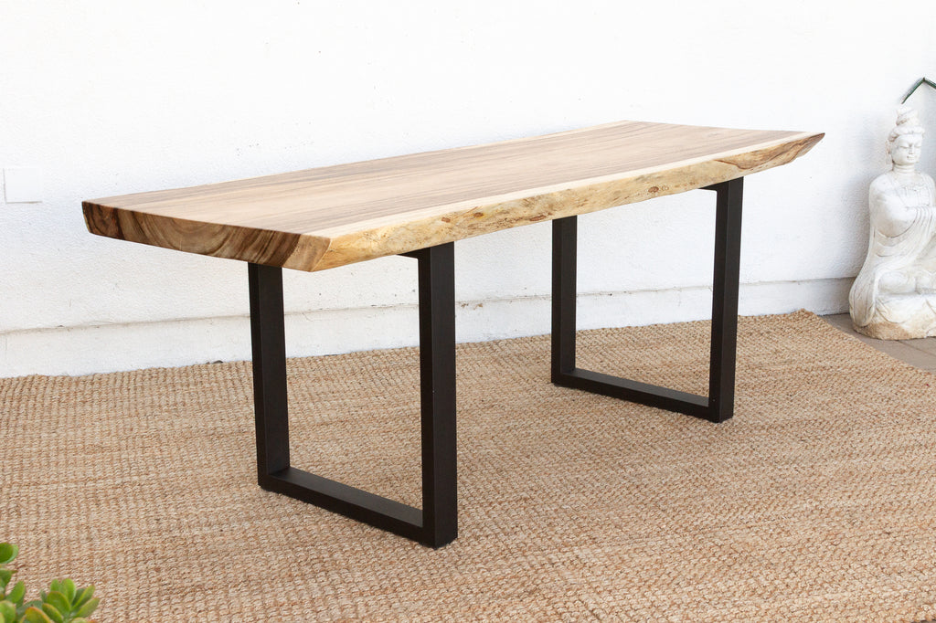 Industrial Organic Slab Dining Table