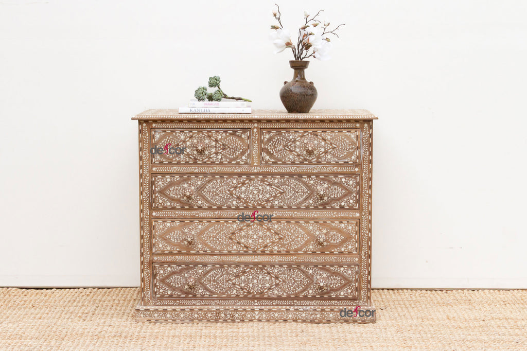 Heirloom Finely Inlay Chest of Drawers