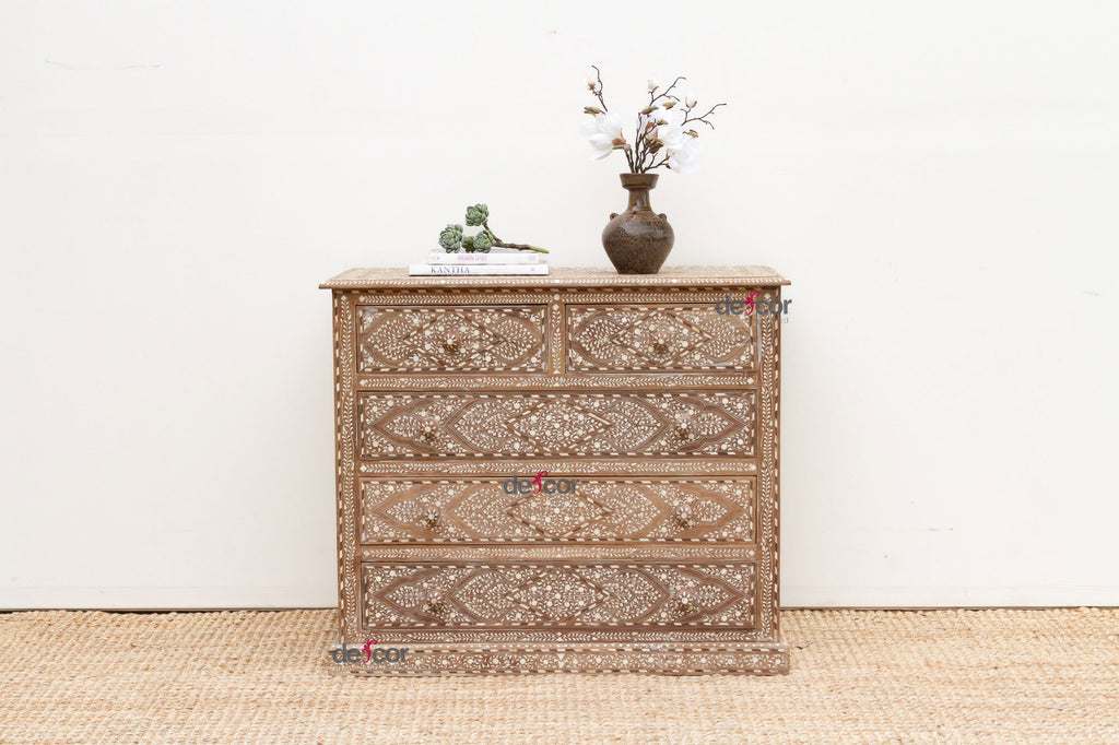 Heirloom Finely Inlay Chest of Drawers