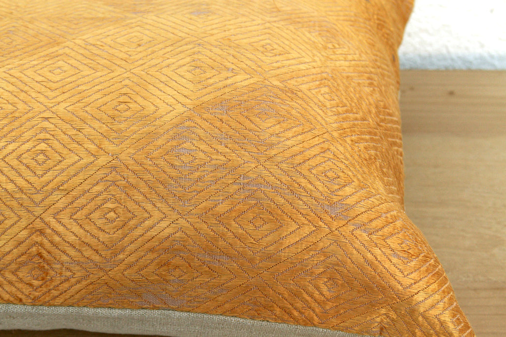 Maharaja's Accord, Set of 2 Heirloom Bagh Phulkari Pillows