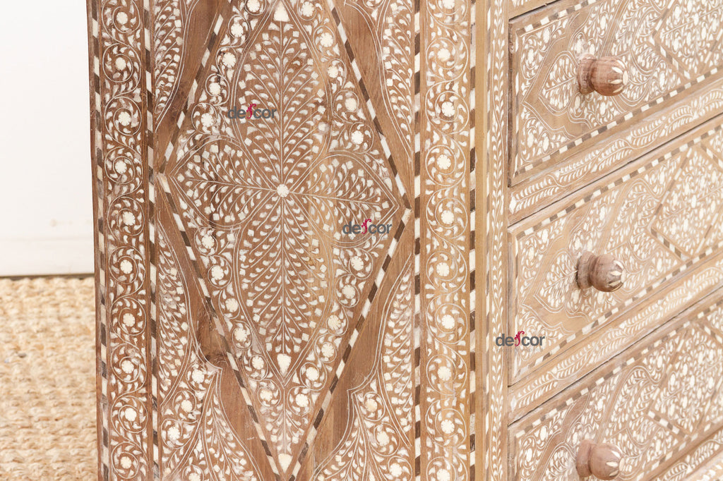 Heirloom Finely Inlay Chest of Drawers