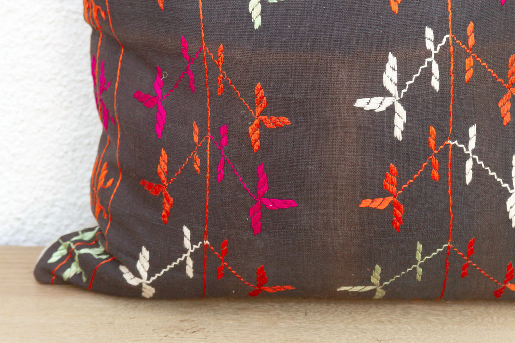 Royal Doaba, Antique Phulkari Pillow Cover