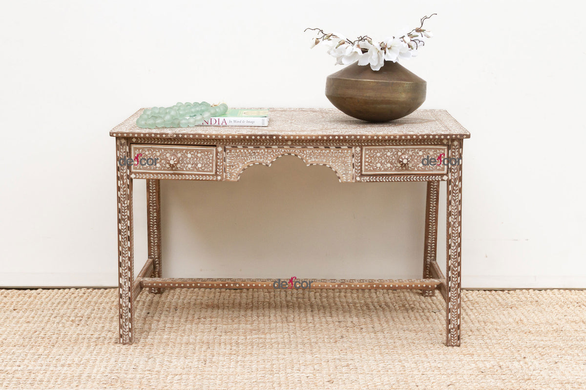 Charming Mid 20th Century Inlay Desk– DE-COR | Globally Inspired