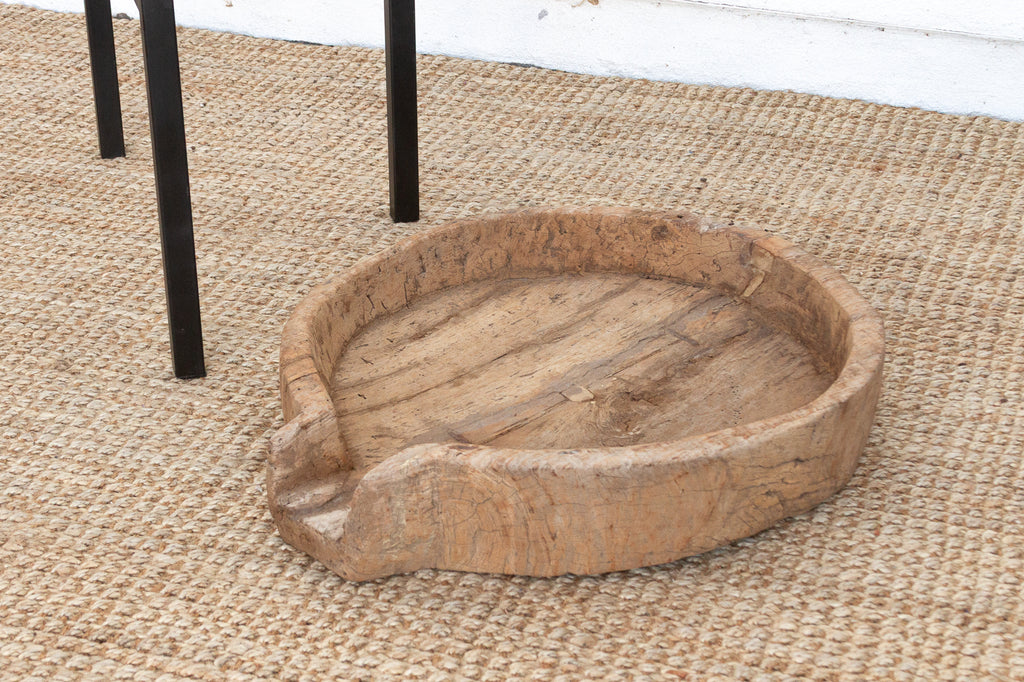 One-Of-A-Kind Rustic Bowl Table