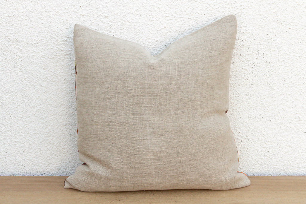 Nomadic Cross, Antique Phulkari Pillow Cover (Trade)