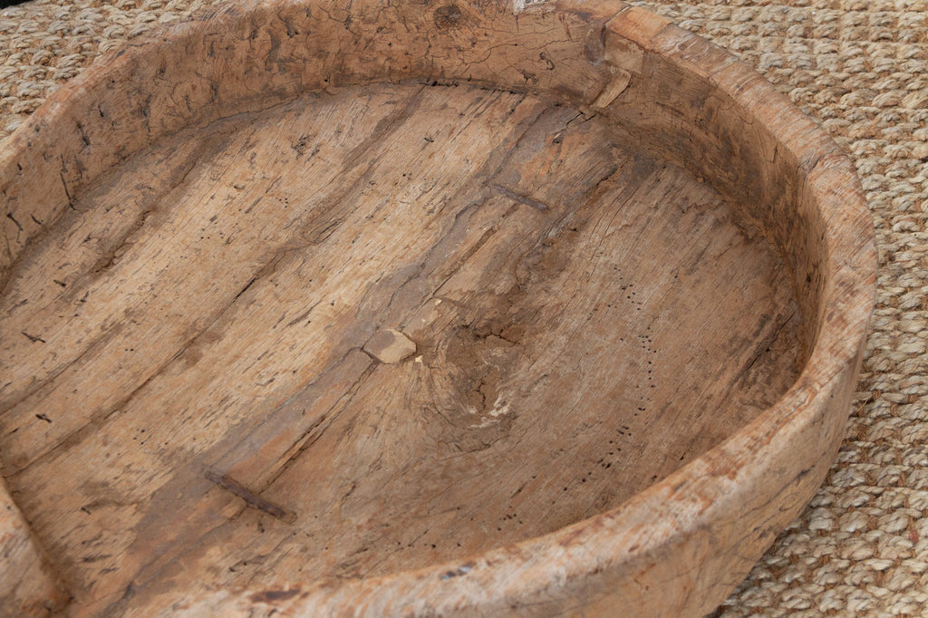 One-Of-A-Kind Rustic Bowl Table