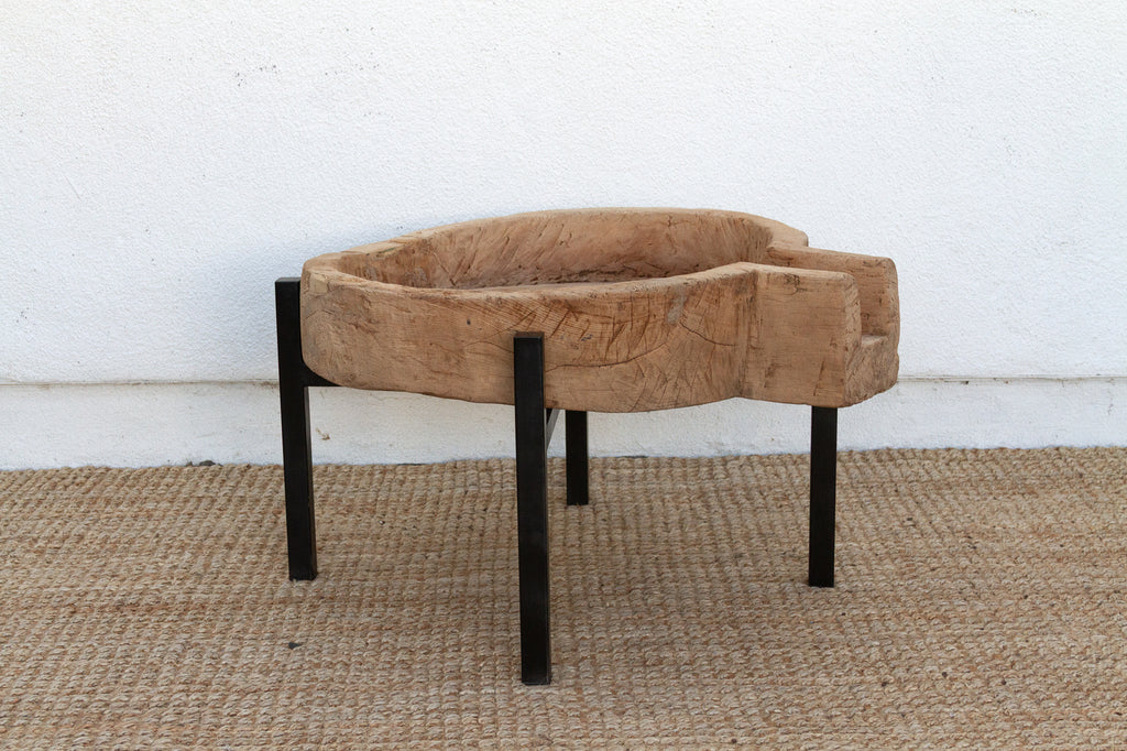 Massive Rustic Bowl Coffee Table