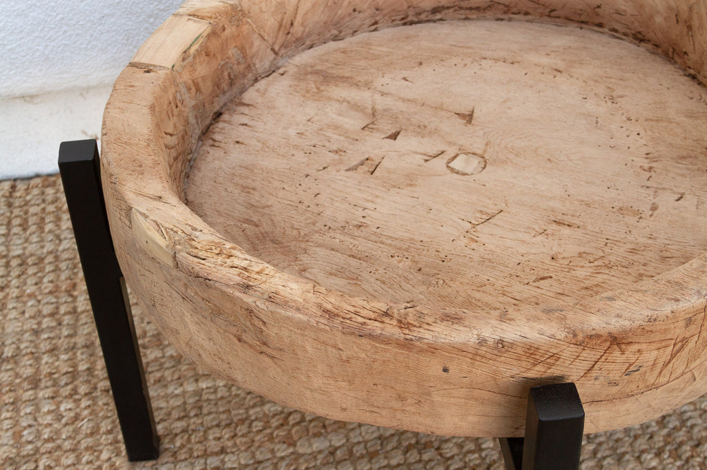 Massive Rustic Bowl Coffee Table