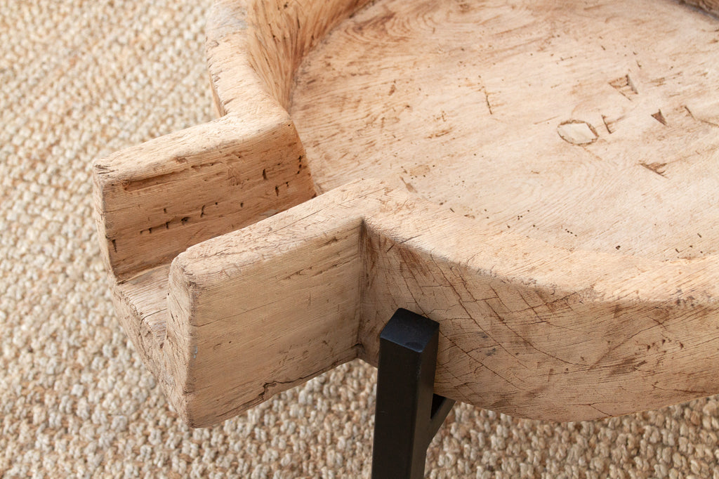 Massive Rustic Bowl Coffee Table