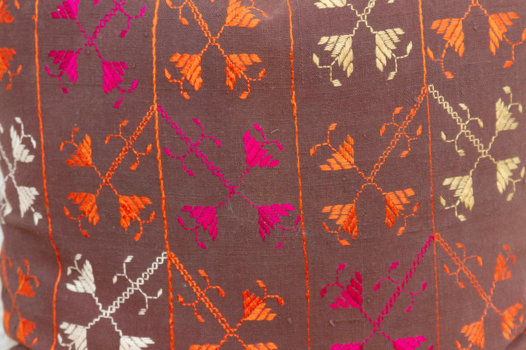 Artisan Soul, Antique Phulkari Pillow Cover