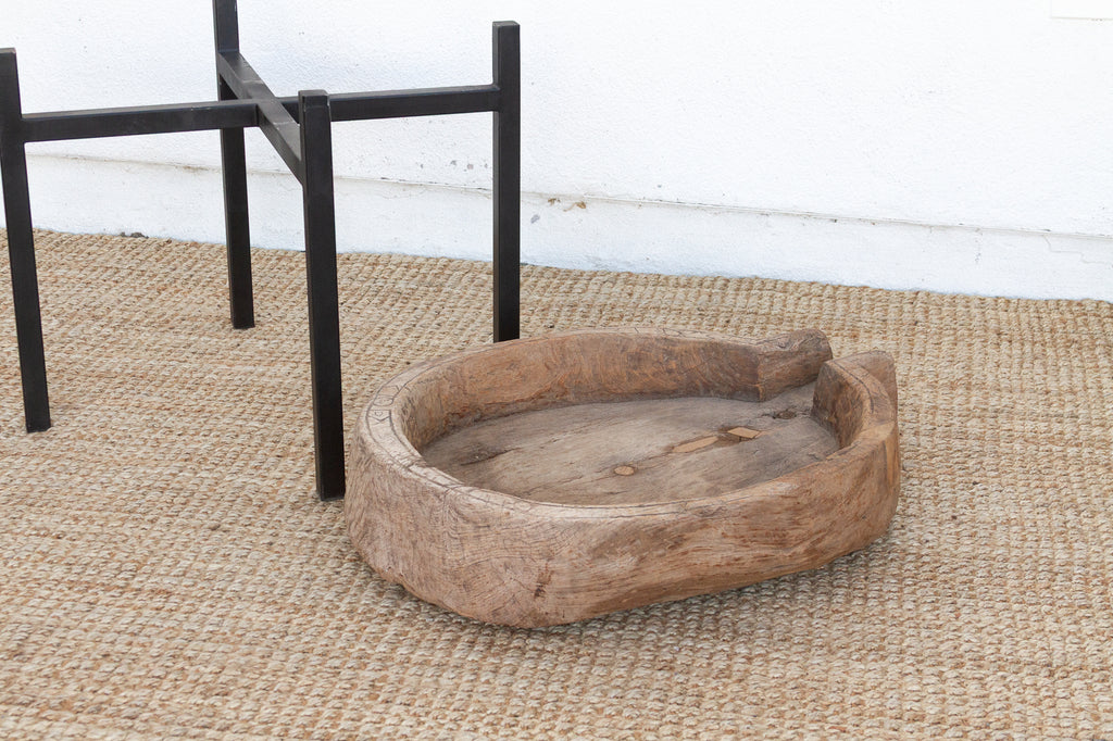 Rustic Modern Antique Bowl Table