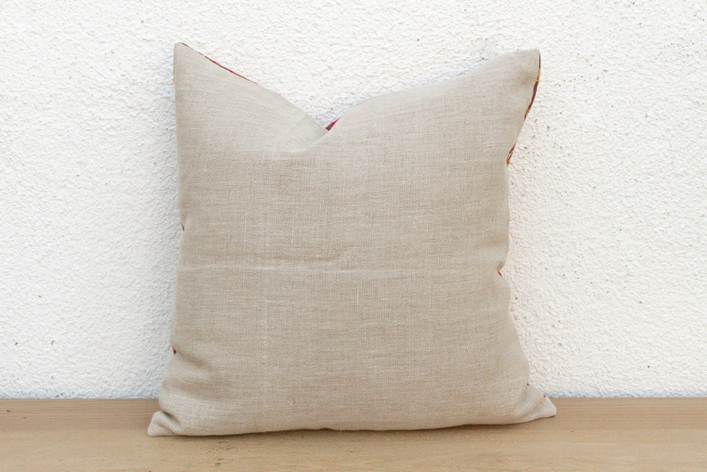 Ancient Echo, Antique Phulkari Pillow Cover (Trade)