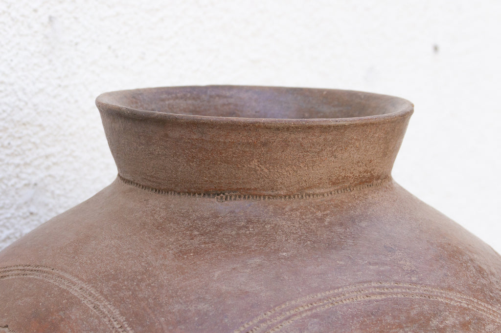 Antique Mossi Pottery on Modern Stand