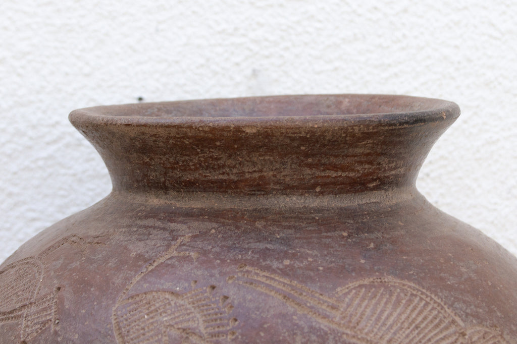 Antique Ceremonial Tribal Mossi Vessel on Stand