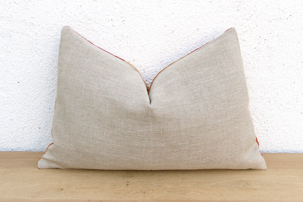 Malwa Silk, Heirloom Bagh Phulkari Pillow (Trade)