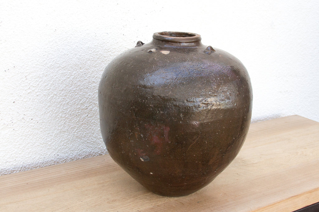 Antique Martaban Jar, A Traveling Vessel